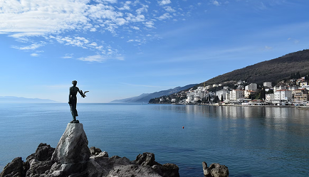 Opatija from above image